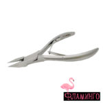Nippon Nippers. NP-04 Кусачки для педикюра. Лезвие 15 мм. Двойная пружина. Матовые