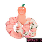 ESSENCE Резинки для волос got a crush on apricots scrunchie duo 01