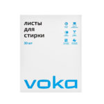 VOKA Листы для стирки (Laundry Sheets), 90 г