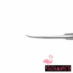 Nippon Nippers. S-04J Ножницы для кутикулы. Загнутый кончик (крючок). Длина 99 мм. Ручная заточка.