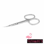 Nippon Nippers. S-04J Ножницы для кутикулы. Загнутый кончик (крючок). Длина 99 мм. Ручная заточка.