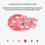 INF Гелевый глиттер GLITTER DOSE т.04 NEW