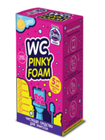 Pinky Clean Чистящее средство для сантехники и унитазов порошок "WC Pinky Foam" 5шт/набо