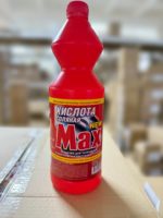 Средство чистящее "Кислотное " NEW МАХ 1л Кислота  соляная (6 шт.в упак.)